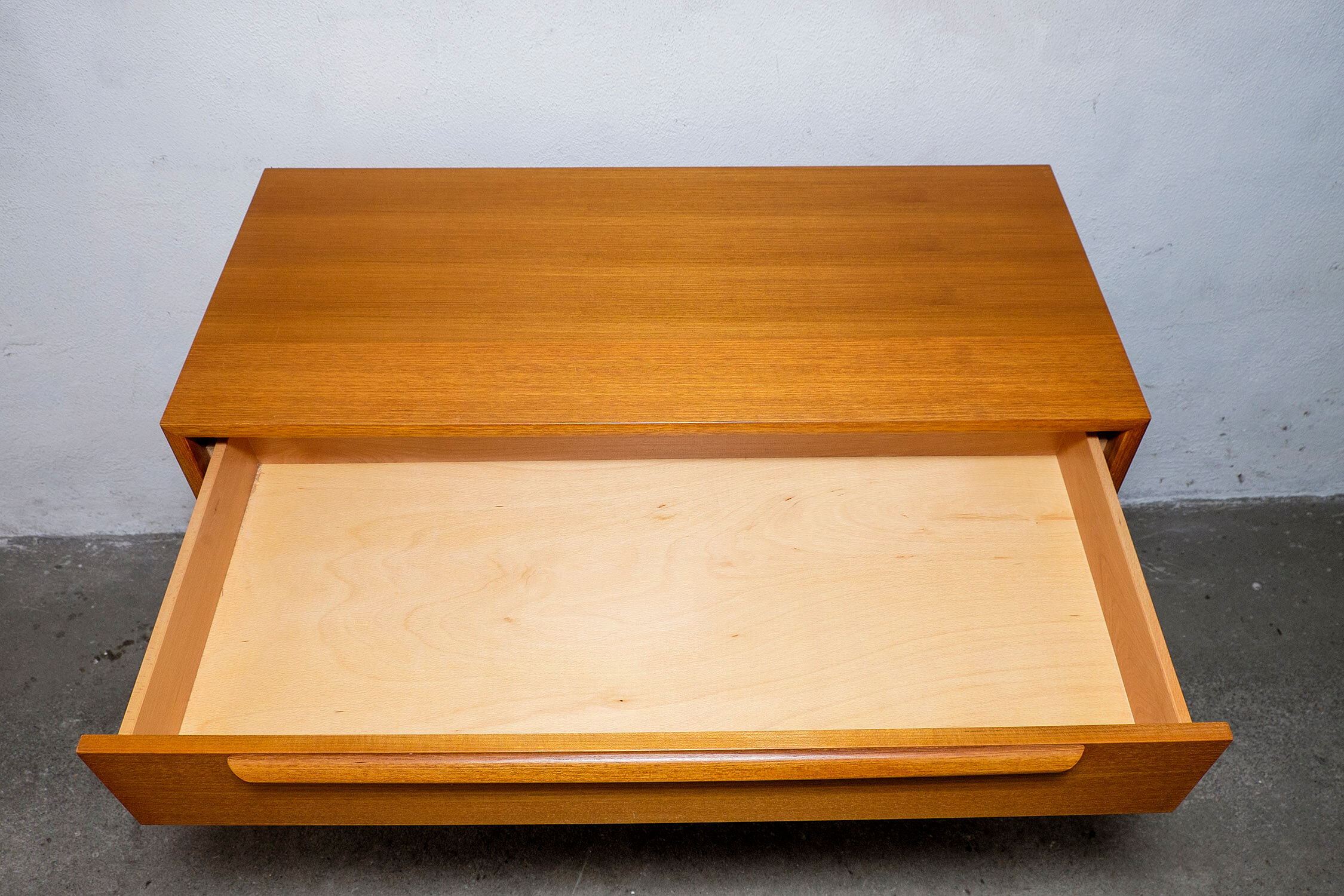 Vintage teak chest of drawers by Wk Möbel, 1970s