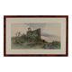 Old painting signed Angelos Giallinas, watercolour on paper from the 1800s.