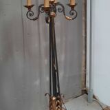 Lampadaire de fer forgé