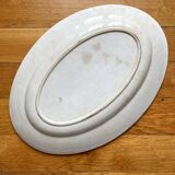 Oval dish in Cherry ironstone, Badonviller, late 19th century