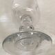 Glass on foot - blown glass bubble late nineteenth early twentieth