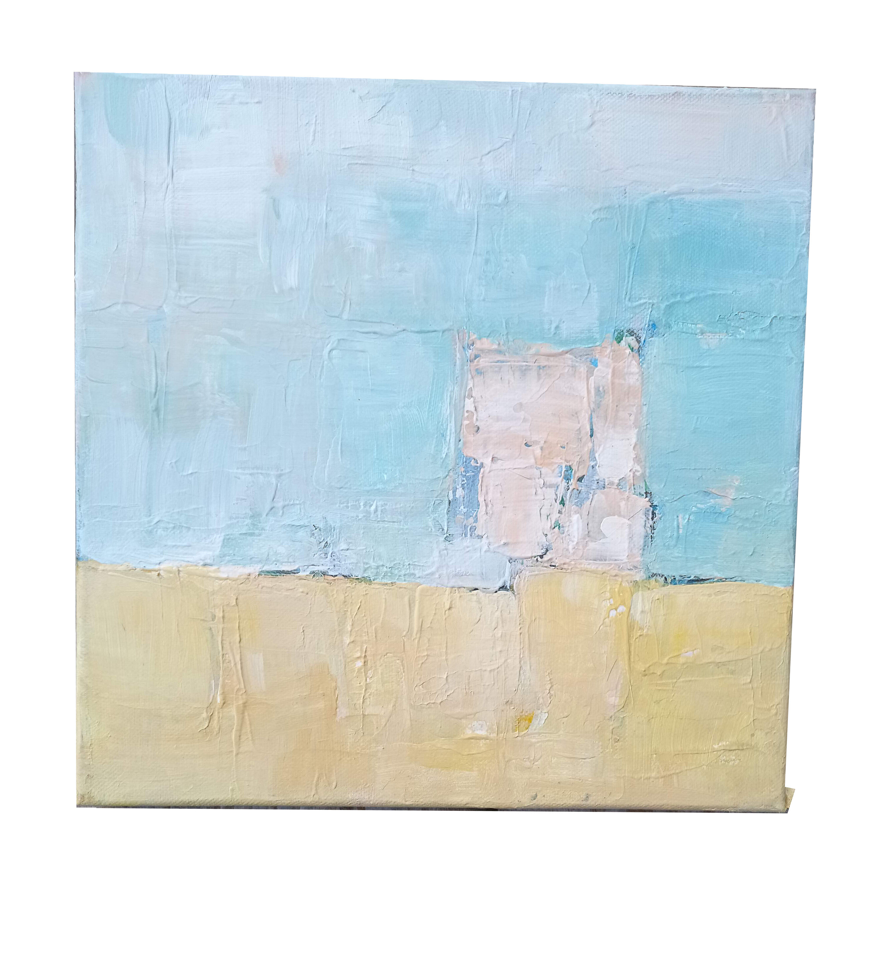 Modern painting - abstract Mediterranean landscape