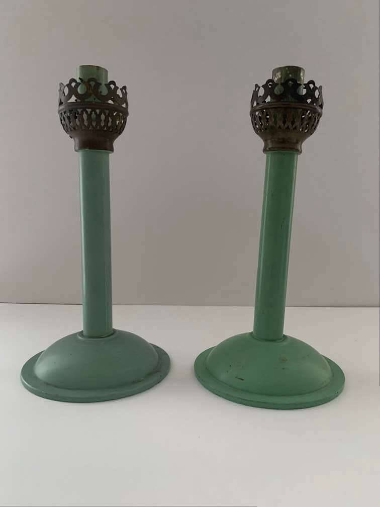 2 Bauhaus Windlichter Bougeoirs Porte-bougies