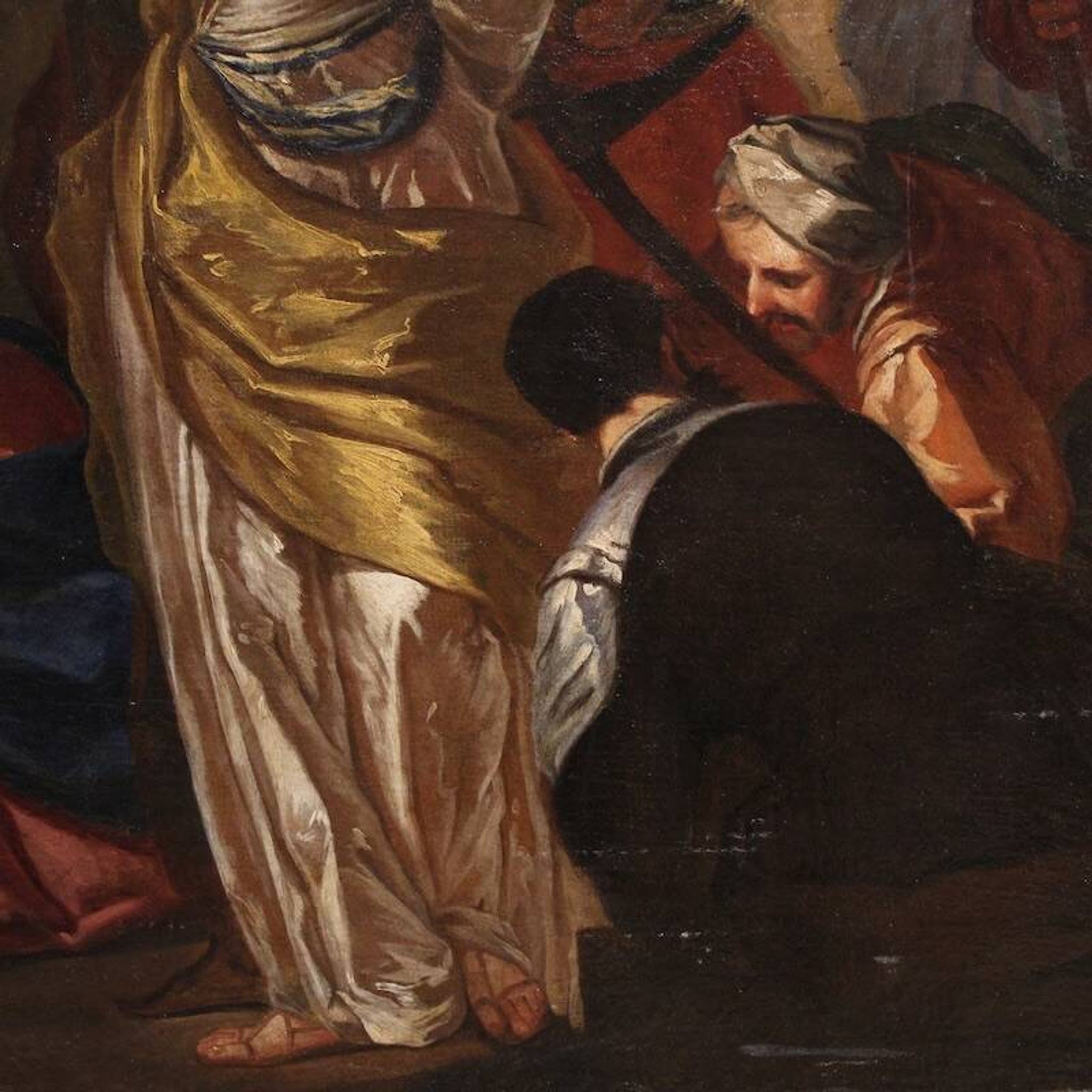 Great 16th-century Venetian painting, Christ and the Adulteress