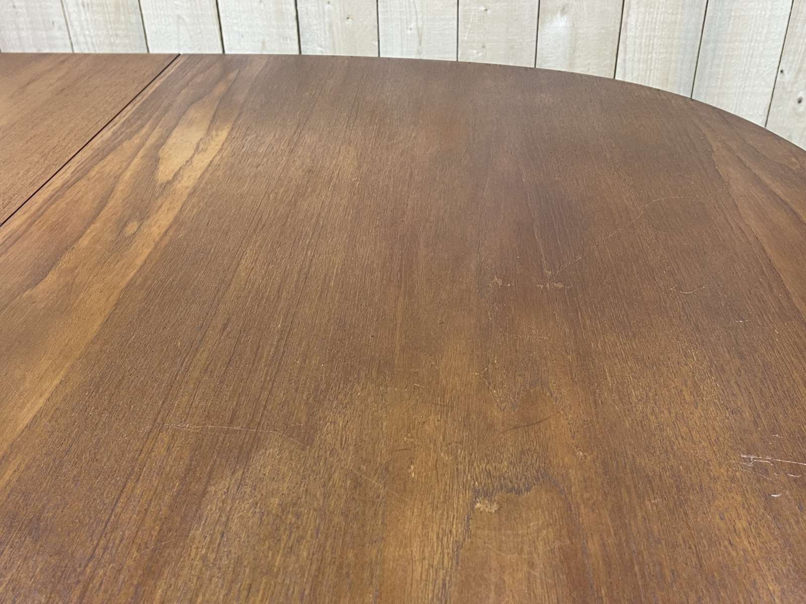 1970s teak table with butterfly extension