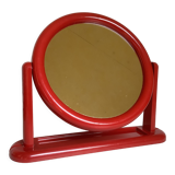 Tiger red plastic table mirror made in holland