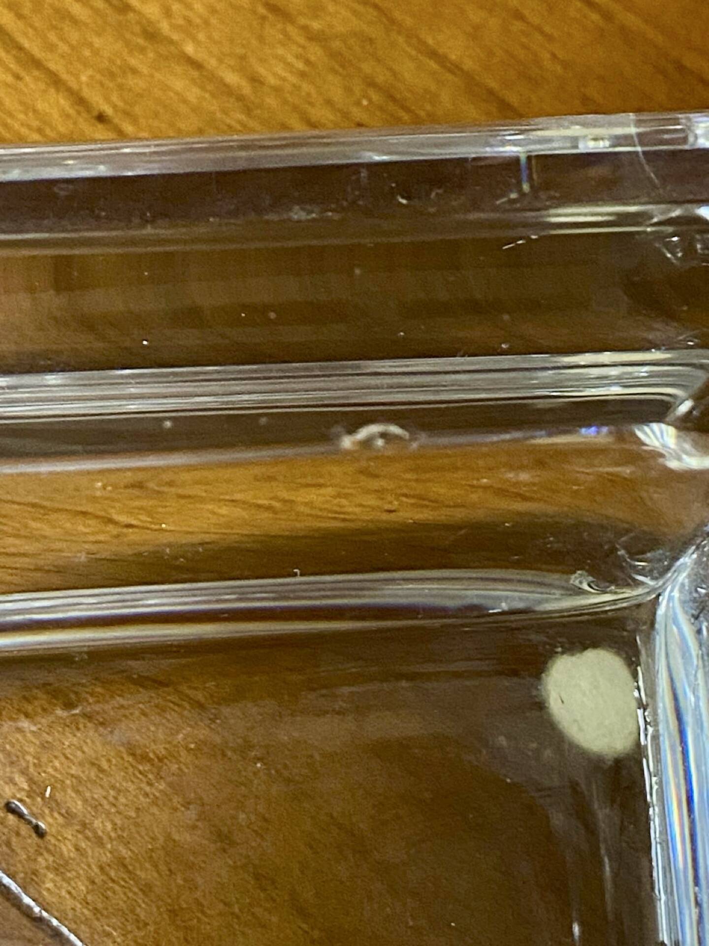Vintage crystal ashtray from Sèvres – 1.7 kg