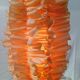 Large Jannalights draped fabric lamp from the 70s