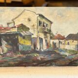 Oil on Panel Painting by Marcel Leprin