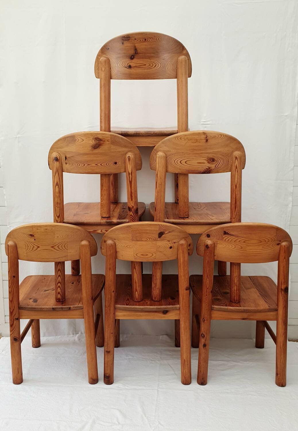 Set of 6 chairs by Rainer Daumiller 70