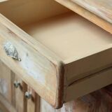 Small Parisian-style patinated sideboard