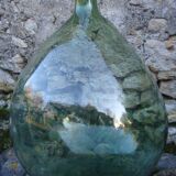Ancienne grande dame jeanne verre soufflé