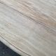 Renovated Louis Philippe round extendable dining table with flaps and 3 extensions.