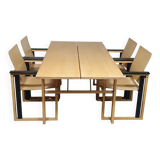 Extremely rare Finnish dining set by Simo Heikkilä / Pentik. 1980s