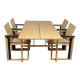 Extremely rare Finnish dining set by Simo Heikkilä / Pentik. 1980s
