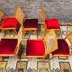 Set of 6 Scandinavian chandinavian chairs 1960