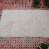Beni ourain carpets rose 250 x 143 cm