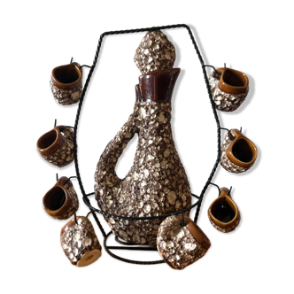 Service à liqueur fatlava Vallauris