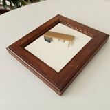 Small antique mirror 24*21.5 cm