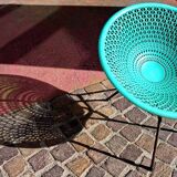 Authentic vintage seventies Fantasia armchair made in France.