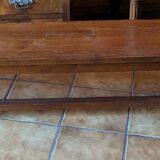 Solid oak bench