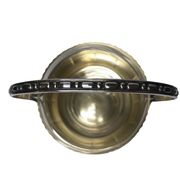 Art Deco, small silver-plated pocket basket with hallmarks from around 1930.