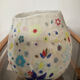 Vase boule vintage en céramique émaillé décor Millefiori