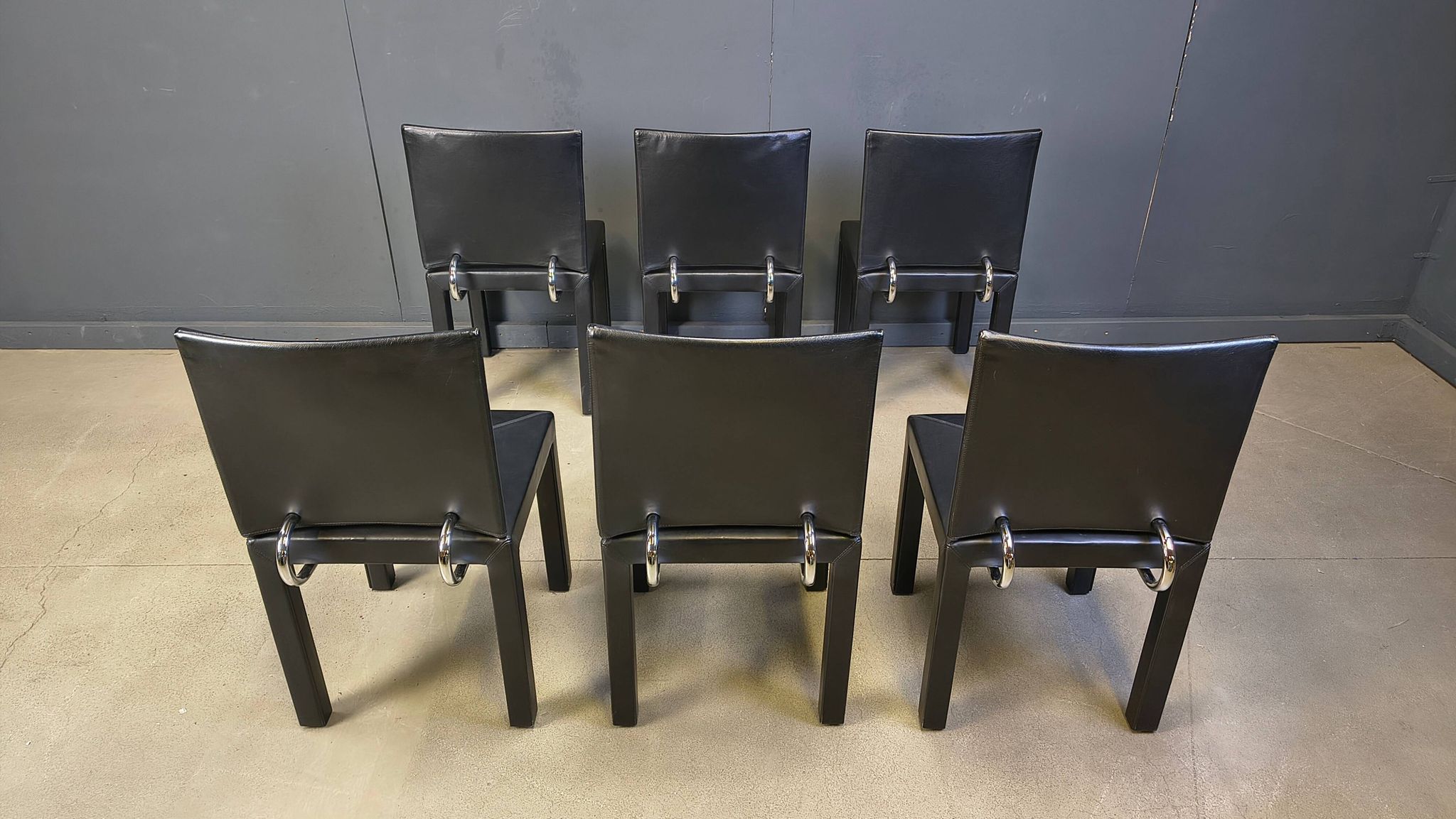 Arcadia dining chairs by Paolo Piva for B&B Italia set of 6
