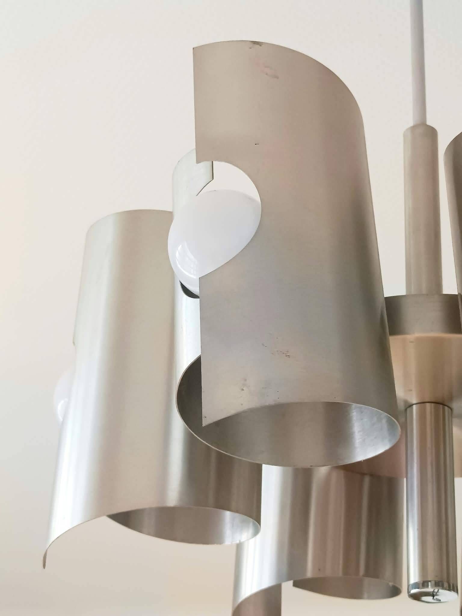 Lustre space age aluminium 1970 Polam Bielsko