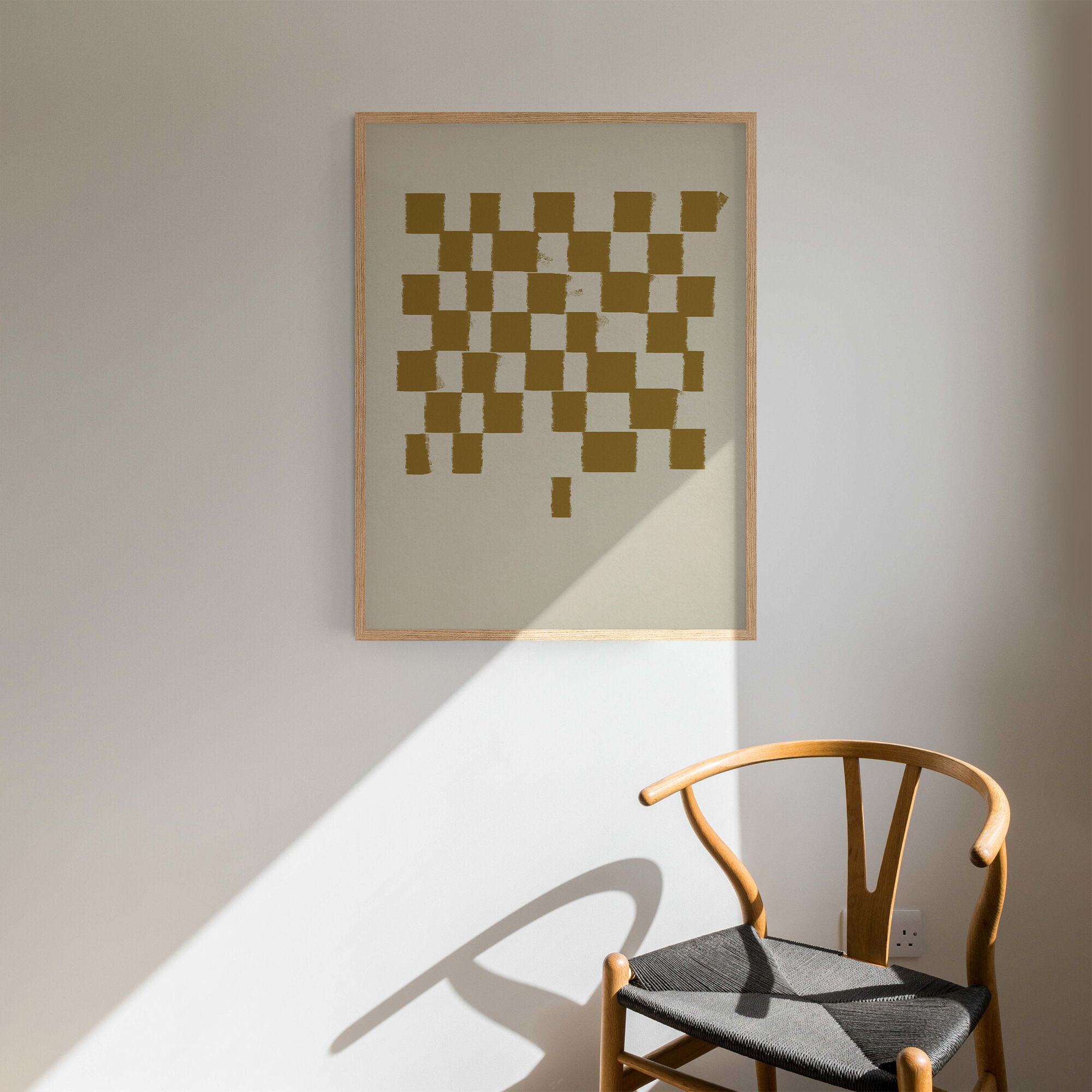 Chequers giclee art print, 50x70cm