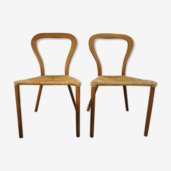 Pair of swedish bentwood chairs