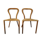 Pair of swedish bentwood chairs