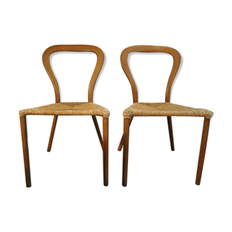 Pair of swedish bentwood chairs