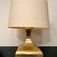 Aran table lamp in brass.Ciangiacomo creation 1970