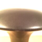 Modernist vase "mushroom" black ceramic
