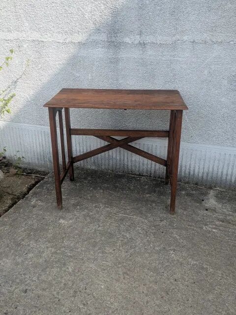 Oak children's desk or side table