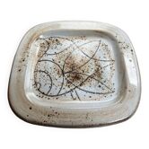 Jacques pouchain atelier dieulefit vintage earthenware dish 1960