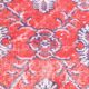 2x8 red classic vintage runner rug, 245x73cm