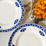 Set of 4 antique porcelain plates