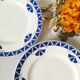 Set of 4 antique porcelain plates