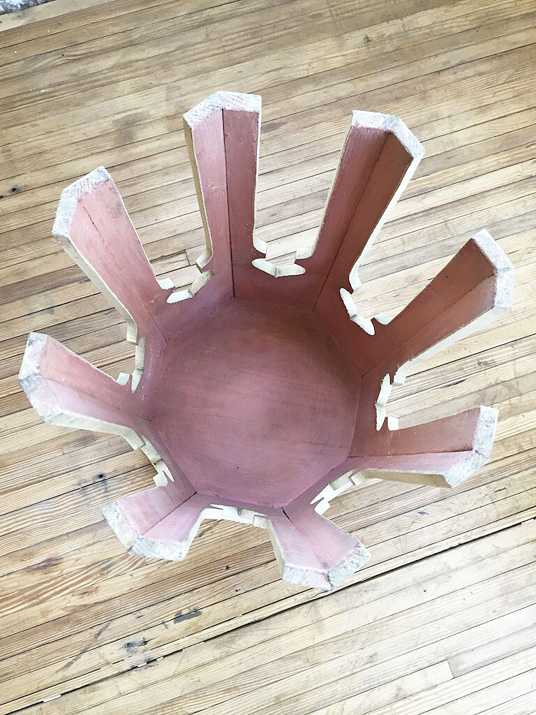 Moroccan stools, set of 3