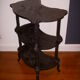 Console Napoleon period lll blackened wood