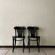 Black bistro chair x2