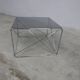 Table basse par max Sauze collection Isocèle 1970 plateau verr