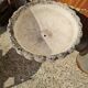 Old large basin concrete garden decoration
