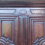 Louis XIV wardrobe in solid oak, 18th century
