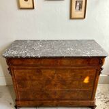 Antique walnut chest of drawers