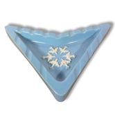 Charmant cendrier bleu