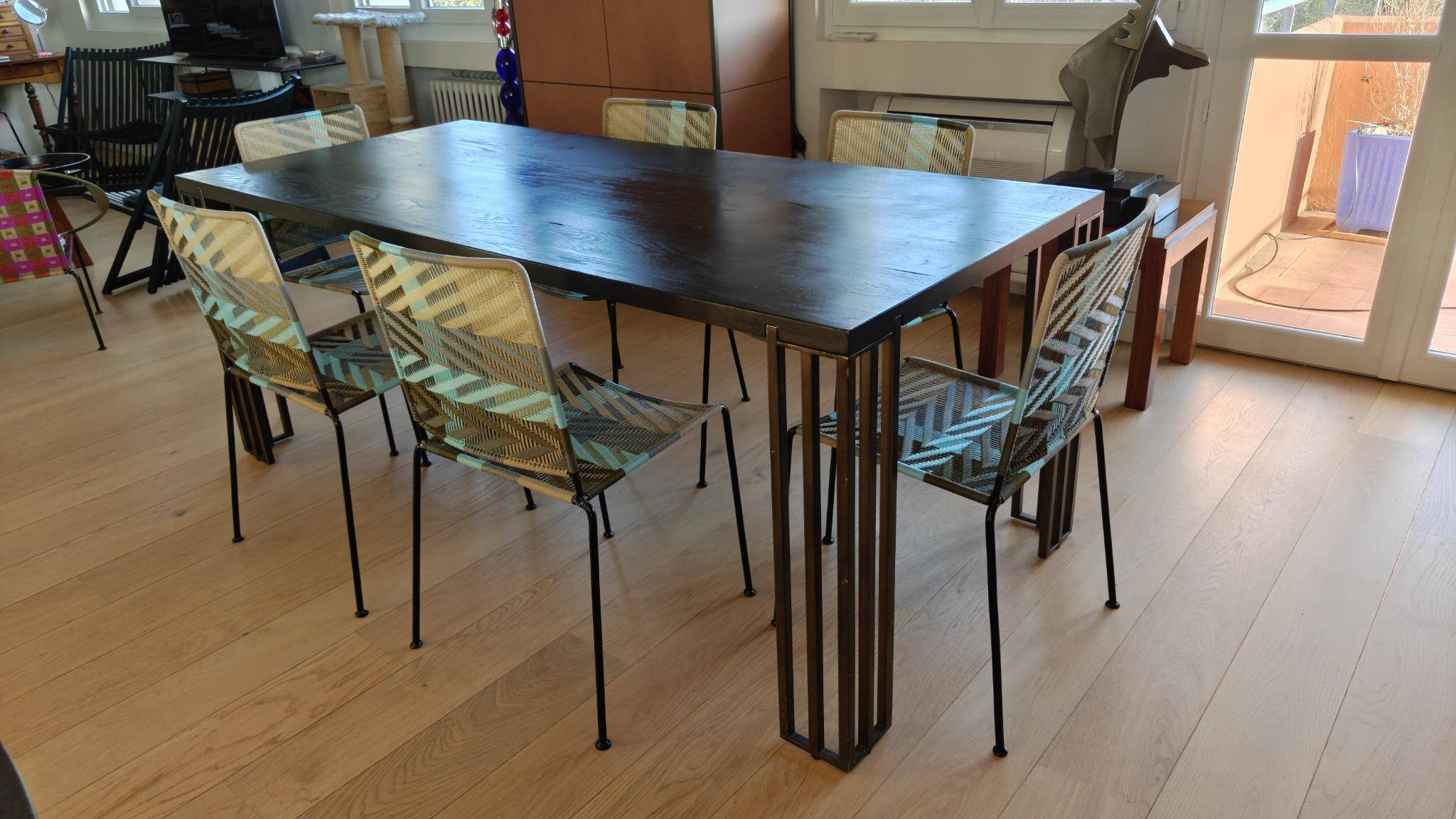 Contemporary dining table