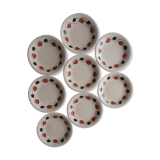 Set of dessert plates from Salins